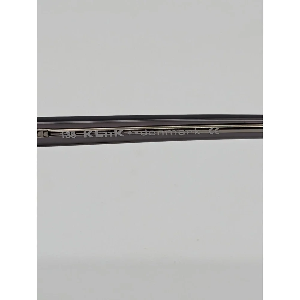KLiiK Denmark 648‎ Eyeglass Frames Translucent Gray Stripe 48-16-135 Designer